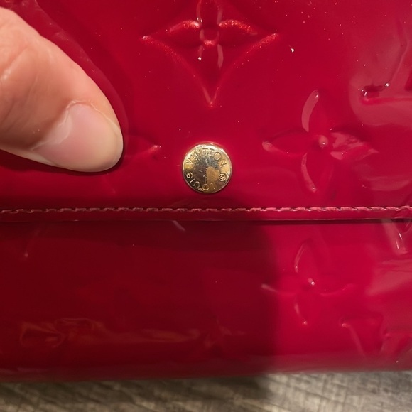 EUC LOUIS VUITTON RED VERINS SARAH  WALLET​​​​​​​ - Picture 10 of 14
